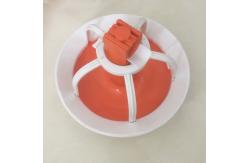 China Duck Goose Pp Chicken Feeding Pan For Poultry Farming Automatic Equipment supplier