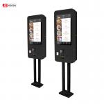 JCVISION Self Service Kiosk Touch Screen Barcode Scanner Self Ordering Kiosk for sale