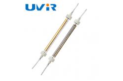 China Tungsten Filament IR Halogen Lamps SC05 Base With Gold Coating supplier