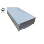 Greenhouse NFT Hydroponic PVC Pipe With Removable Lid For Vegetables Growing