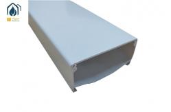 China Greenhouse NFT Hydroponic PVC Pipe With Removable Lid For Vegetables Growing supplier