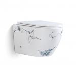 Bathroom Sanitary Ware Wall Hung Toilet Rectangular Luxury for Hotel for sale