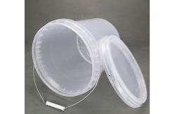 China Customizable Round Plastic Buckets With Seal Lid Various Capacities Multi Purpose Usage supplier