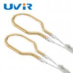 200-6000W Gold Ring-Like Halogen Heating Lamp , IR Quartz Tube For Oven Heating for sale