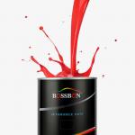 Optional Colors Auto Refinish Paint Polyurethane Polyester Automotive Repair Paint for sale
