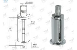 China Two - Parts Adjustable Cable Grippers Chrome Plated Reliable And Compliant supplier