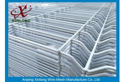 China 1800*2000mm 3D Wire Mesh Fence White Powders Sprayed Coating Mesh Fence supplier