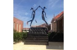 China Silicon Cast Bronze Statue Custom Bronze Outdoor Sculptures For University supplier