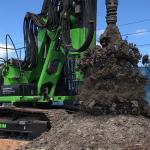 80kNM Hydraulic Rotary Drilling Rig Small Bore Multifunctional Excavator Screw Pile for sale
