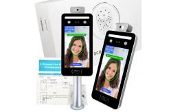 China IPS Touch Screen Face Recognition Temperature Scanner Access Control supplier
