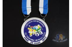 China Compact Custom Made Coins Medallions , National Service Medal Circle Shape supplier