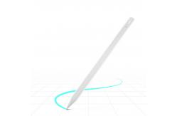 China Plastic White Touchscreen Stylus 14cm Length Pressure Sensitivity For Ipad supplier
