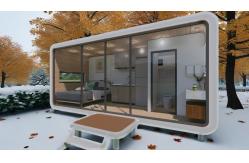 China Smart Windproof Hotel Manufacturing Mobile Prefabricated Space Capsule Room supplier