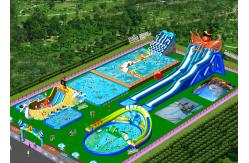 China Giant Removable Inflatable Water Park With Slide For Commercial Activities supplier