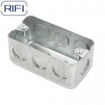 4x2 Drawn Rectangle Boxes 58361-1/2 Handy Metal Boxes With Cover