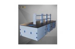 China Polypropylene Lab Workstation Furniture PP Lab Bench Anti Acid 85cm Height supplier