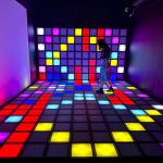 Interactive Wired RGB Activated Game LED Dance Floor 30*30cm Factory Supply for sale