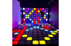 China Waterproof IP65 30cm*30cm Rgb Interactive Active Game Led Dance Floor supplier
