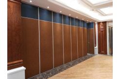 China Banquet Hall Acoustic Partition Wall Floor To Ceiling System Thickness 65mm supplier