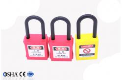 China 38MM Steel Shackle Safety Lockout Locks With Master Keys supplier