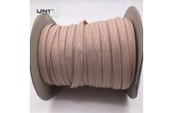 China Customized Nude Garments Accessories Polyester Silicone Drip Elastic Tape supplier