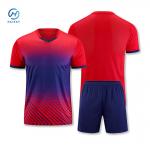 Custom Football Team Jersey with Tailored Fit and Comfort 100% Polyester Fabric Material for sale