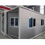 Polyurethane Foam Insulation and Aluminum Alloy Sliding Window in Expandable Container House for Temporary or Permanent Housing for sale