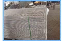 China Powder Coated Welded Wire Mesh , Hot Dipped Galvanized Wire Fence Panels Black supplier