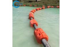 China Cylindrical PE PU Dredging Pipe Floats For Marine Applications supplier