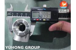 China ASME B16.11 ASTM A182 F316L Stainless Steel Equal Tee Thread NPT supplier