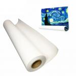 240gsm Aqueous Digital Matte Polyester Canvas For Inkjet Printer for sale