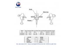 China S1520AGP Overhead Connectors 0.128'' Pole Line Hardwares supplier