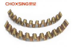 China Rolling / Round Sinuous Wire Springs Standard Arc Strictly Fatigue Tested supplier