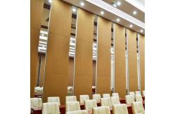 China Manual Ultrahigh Soundproof Sliding And Folding Partition Wall For Gymnasium supplier
