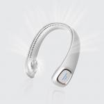 Leafless Mini Portable USB Fan Rechargeable 2000mAh Bladeless Neck Cooler For Summer for sale