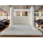 Manufacturer Inflatable White Wedding Jump Area Inflatable Bouncy Castle for sale