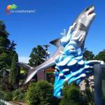 Aquarium Realistic Animatronic Animals Shark Wave Realistic Model For Sea World Exhibition for sale
