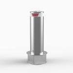 Detachable Movable Automatic Rising Bollards 600mm Height Above Ground for sale
