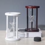 DIY Empty Sand Timer Hourglass Customized Logo Contemporary Design for sale