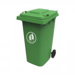 240 liter waste plastic bin trash can with pedal  mobile waste bin