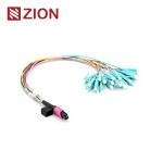 24 Fibers MTP To LC 24F MTP(Male) -LC Fan-Out 0.9mm 30-35cm Patch Cable for sale