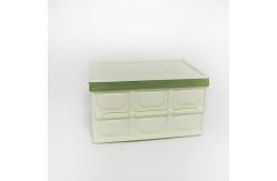 China Ultralight OEM Collapsible Plastic Box , Detachable Folding Crate With Lid supplier