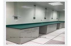 China Customized Chemistry Lab Furniture / Laboratory Working Table With Water Cabinet supplier