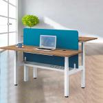 2 Person Adjustable Workstation Desk Electric Sit Stand Automatic Lifting for sale
