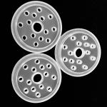 Frosted Quartz Glass Plate With Multibore For Laboratory Water Swirling Device for sale