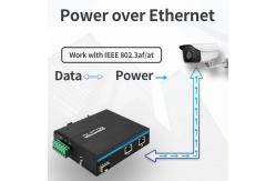 China Gigabit 30W 60W PoE Switch Extender Industrial Grade SFP Fiber Unmanaged DC48V supplier