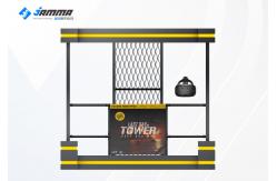 China Black Yellow Virtual Shooting Simulator Theme Park Equipment With 2 Handles supplier