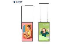 China Ceiling Hanging Vertical Advertising Display 43inch Double Sided Window Display supplier