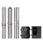 High Pressure Irrigation 2 Inch Solar Powered Water Pump Low Noise for sale