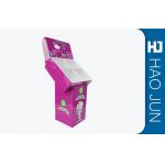 Foldable Eye Catching Strong Cardboard Display Stands For Baby Paper Diaper for sale